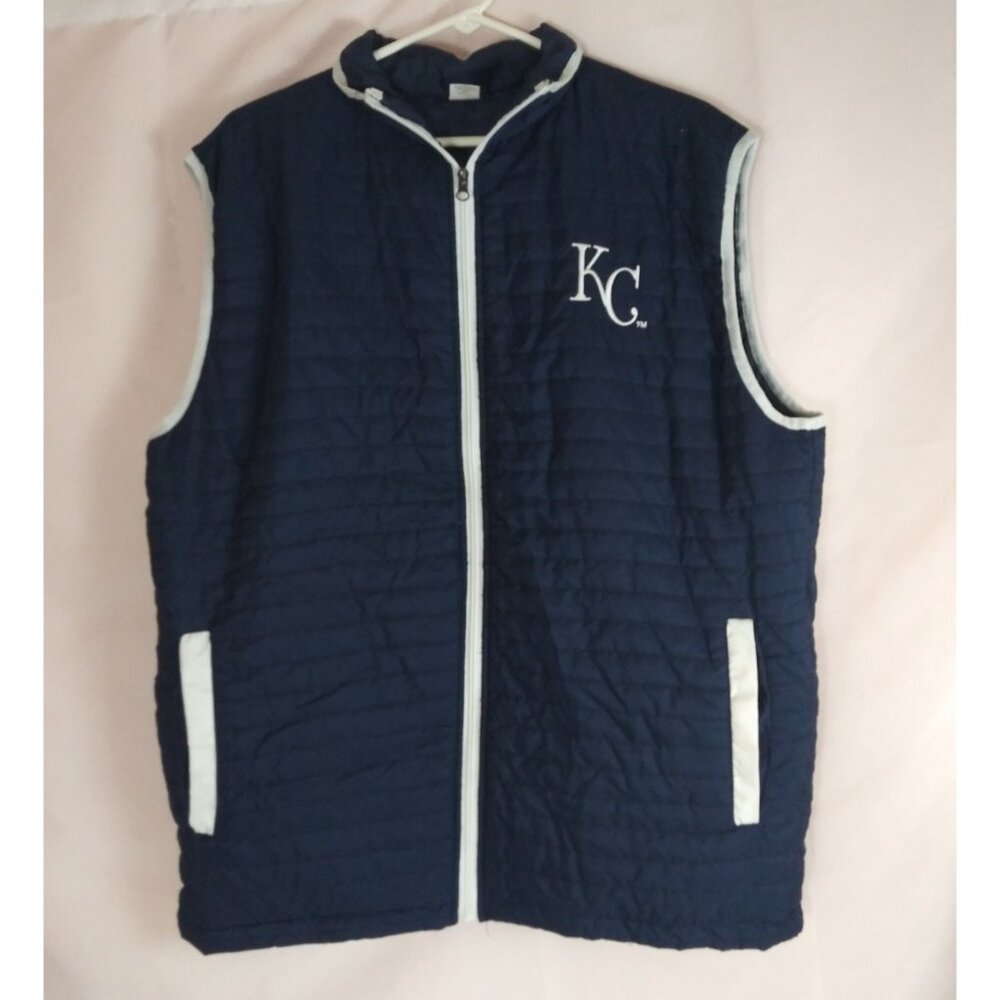 MLB Kansas City Royals Miller Lite Puffer Vest Stadium Giveaway Unisex Size XL
